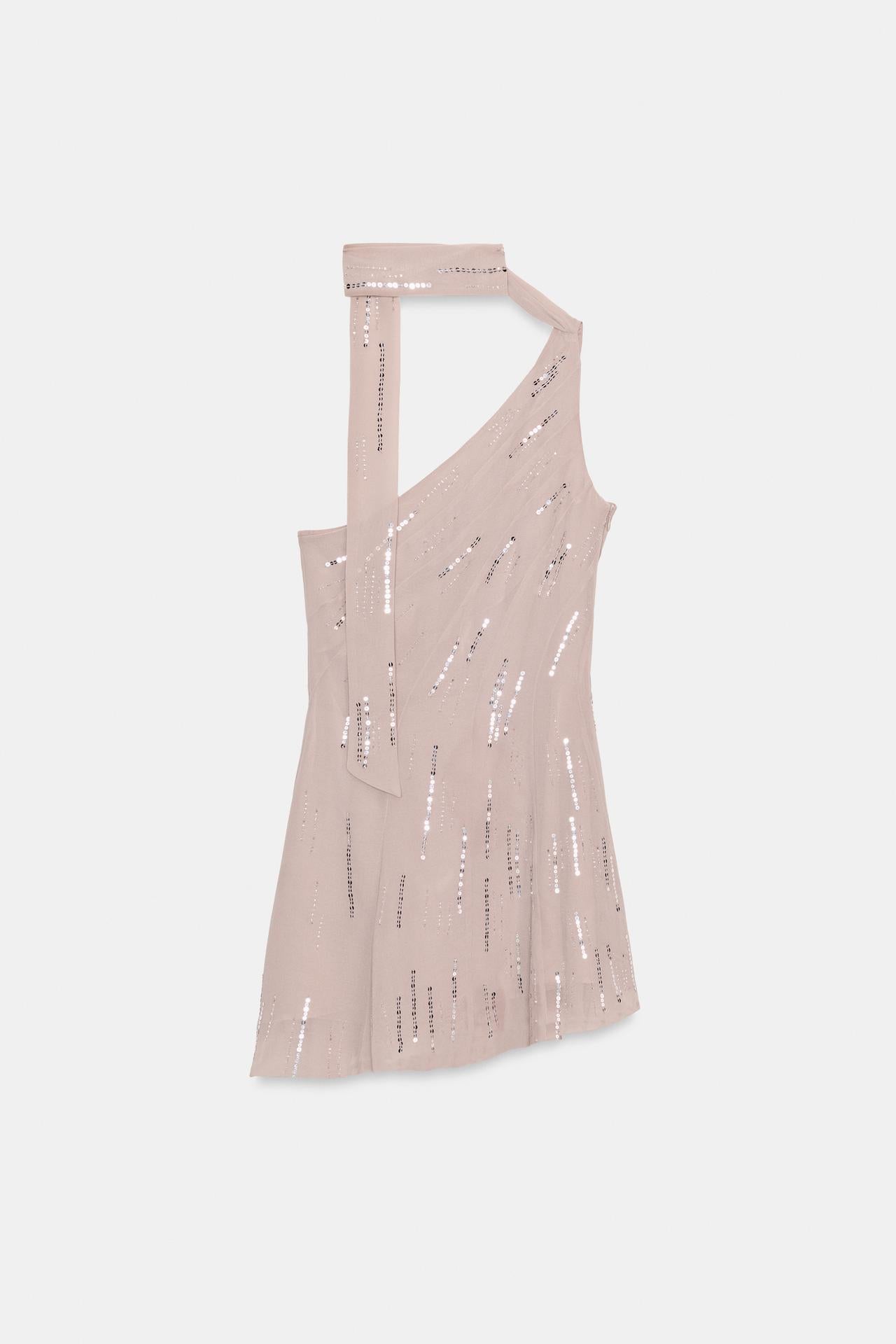ZARA
short sequin foulard dress