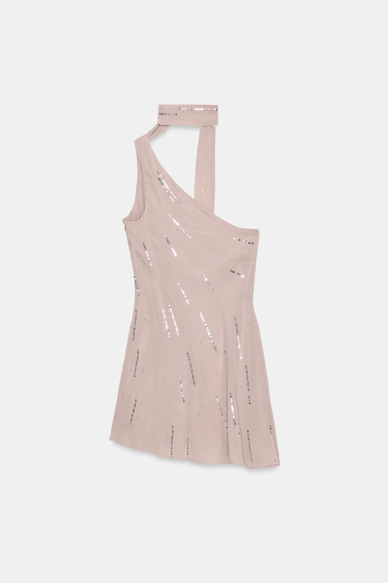 ZARA
short sequin foulard dress