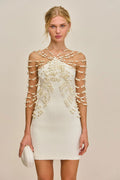 CULT GAIA
oliviana knit dress - off white