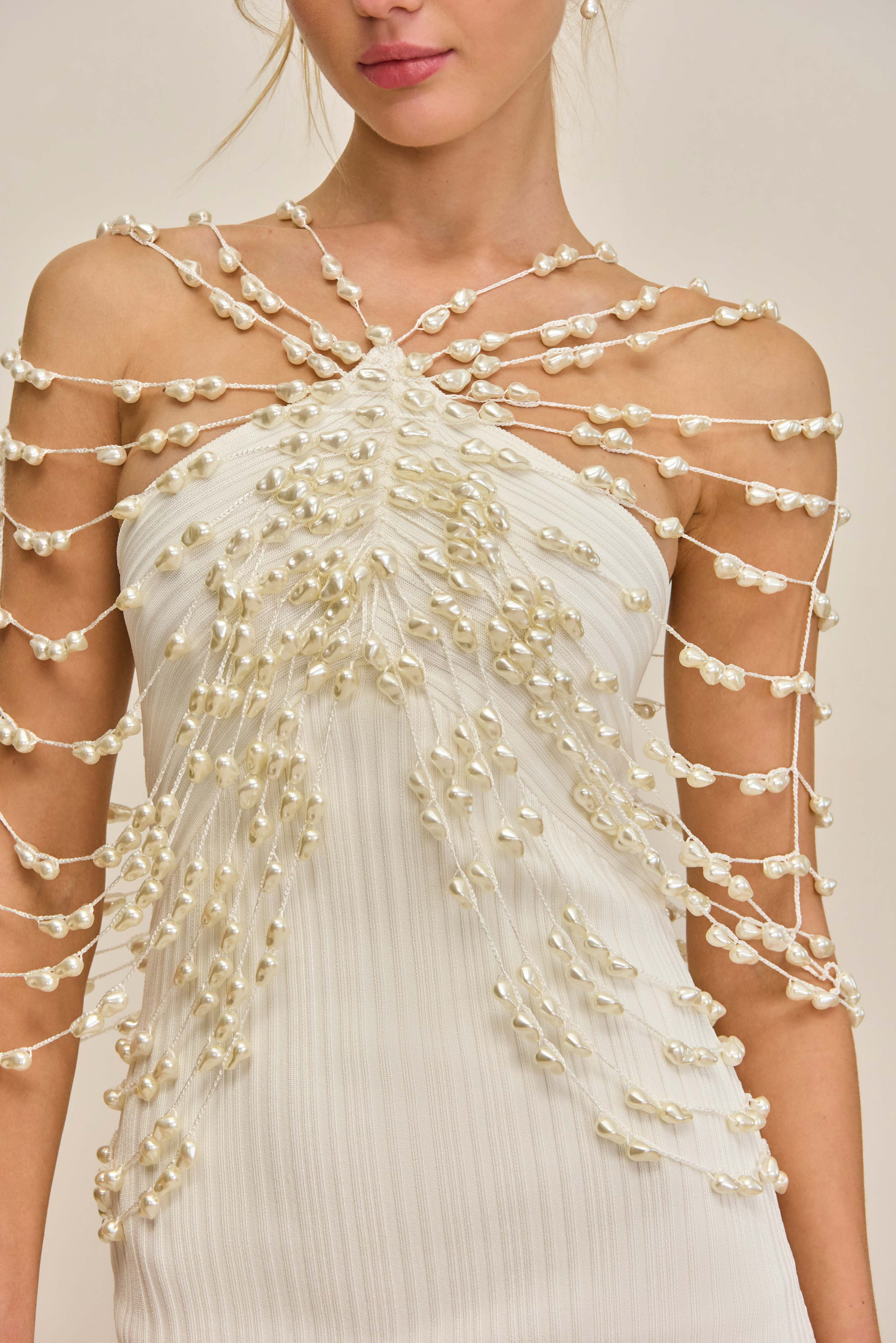 CULT GAIA
oliviana knit dress - off white