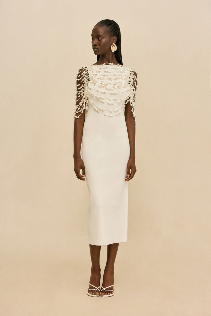 CULT GAIA
meri knit dress - off white