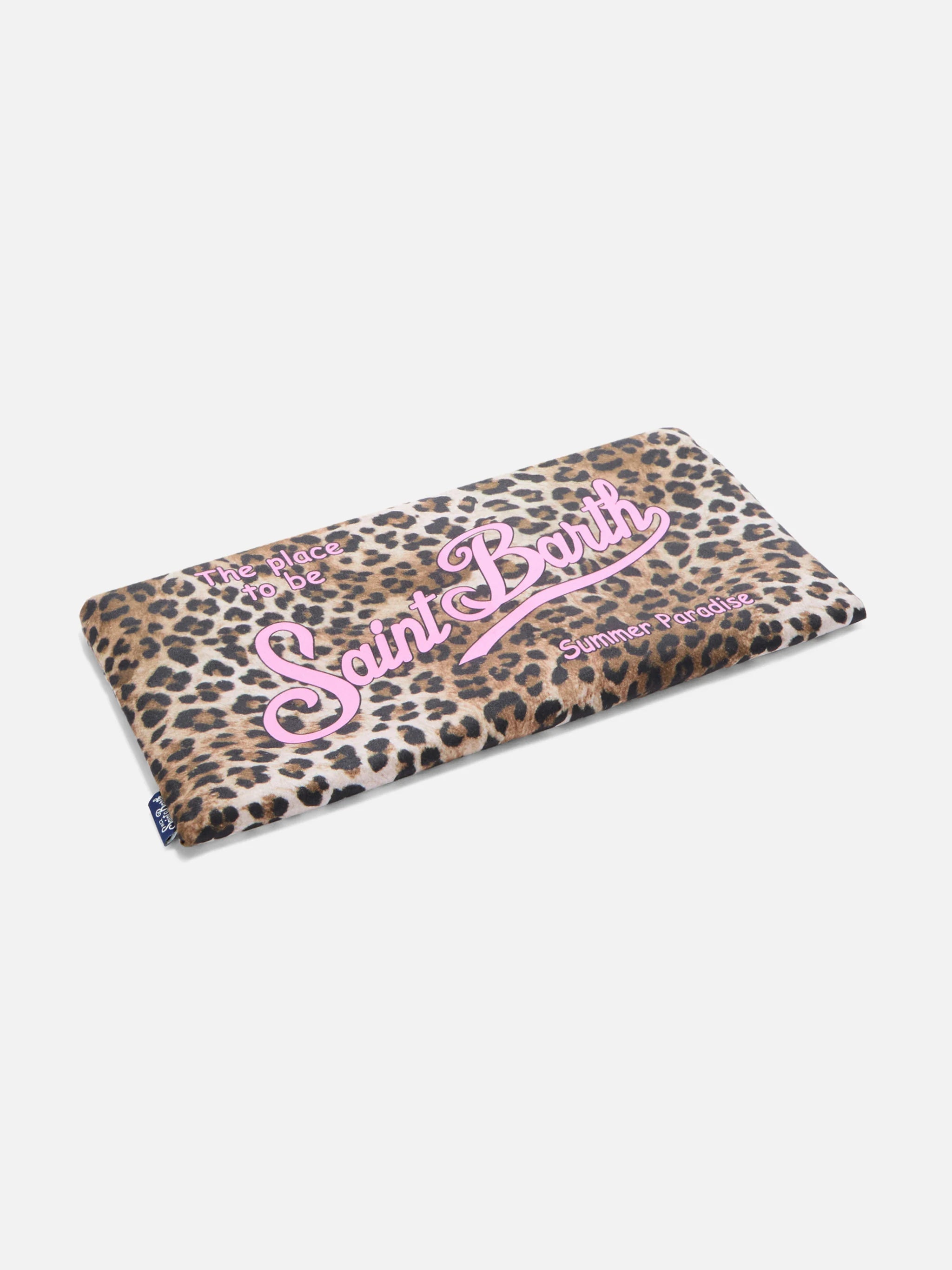 MC2
aidan beach towel with leopard print and logo