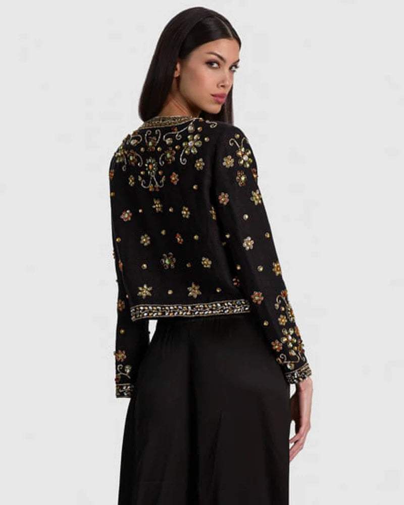 ALICE + OLIVIA
kidman open embellished jacket