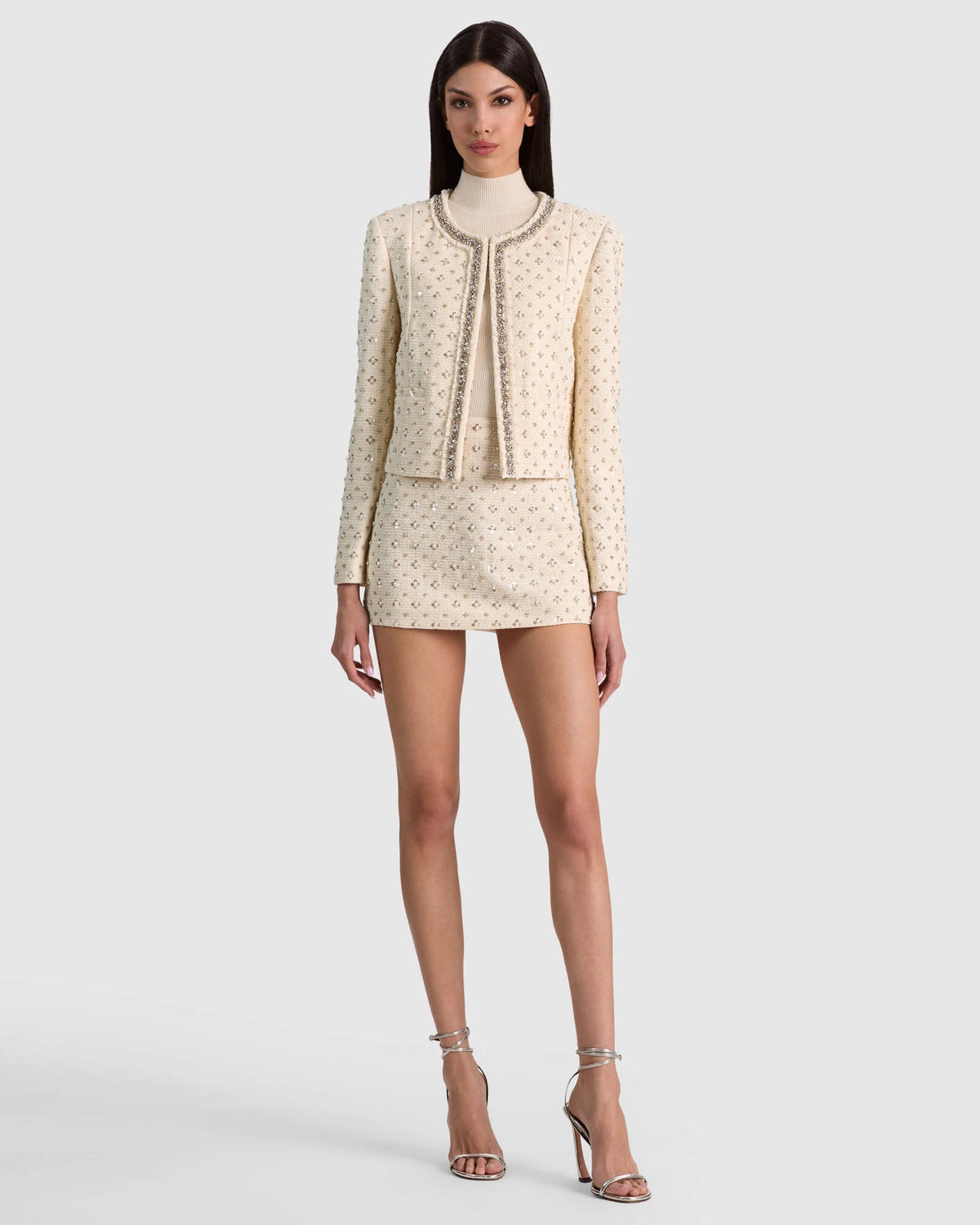 ALICE + OLIVIA Thomasina Cropped Jacket