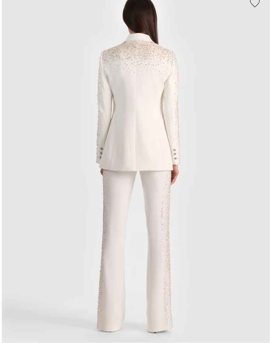 ALICE + OLIVIA
breann embellished fitted blazer