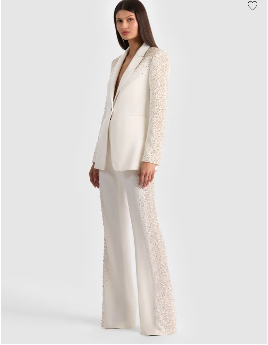 ALICE + OLIVIA
breann embellished fitted blazer