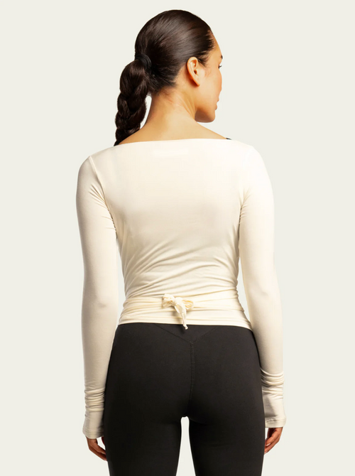 437
the ballet wrap in cream