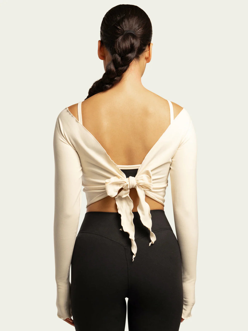 437
the wrap top in cream