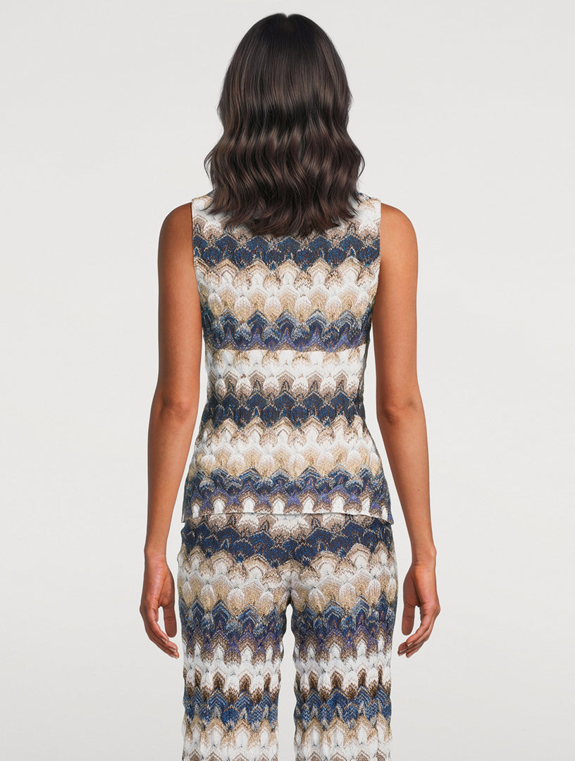 MISSONI
twist-front knit blouse