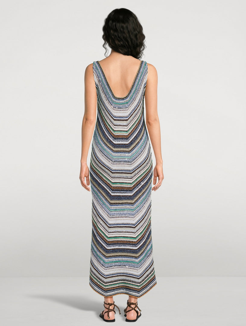 MISSONI
metallic knit maxi dress