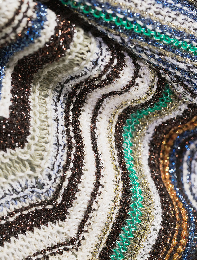 MISSONI
metallic knit maxi dress