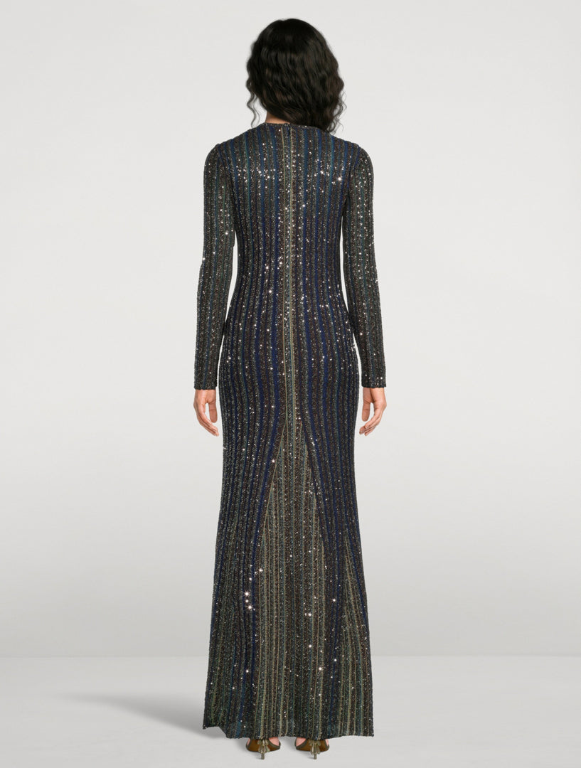 MISSONI
long sequin-embellished dress