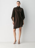 ARITZIA
fan satin dress in rich mocha brown